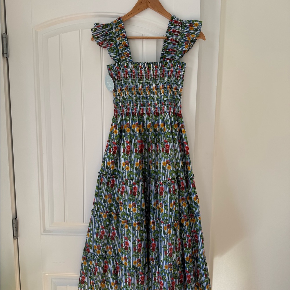 NWT Hill House Ellie Nap Dress in Geranium Stripe